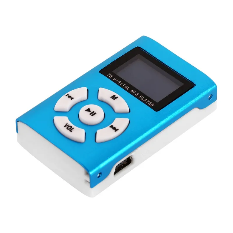 USB мини mp3 плеер ЖК экран поддержка Micro SD TF карты стильный дизайн спортивный