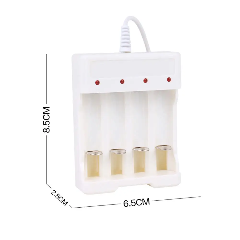 

4 Slots LED Indicator Rechargeable AA/AAA Ni-MH Ni-Cd Battery Charger Practical 2018 NEW ARRIVAL