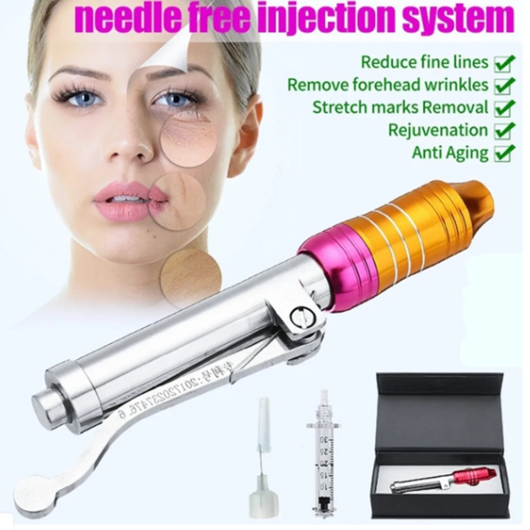 

Adjustable Hyaluronic Acid High Pressure For Hyaluronic Anti Wrinkle Lip Hyaluronic Pistol Atomizer Pen Injection Machine