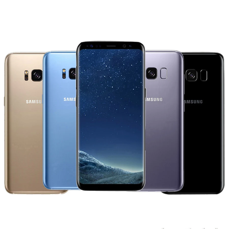 samsung Galaxy S8, 4 Гб ОЗУ, 64 Гб ПЗУ, 5,8 дюймов, одна Sim, Android, четыре ядра, 12 МП, 3000 мАч, Fingerprin, S-series, мобильный телефон