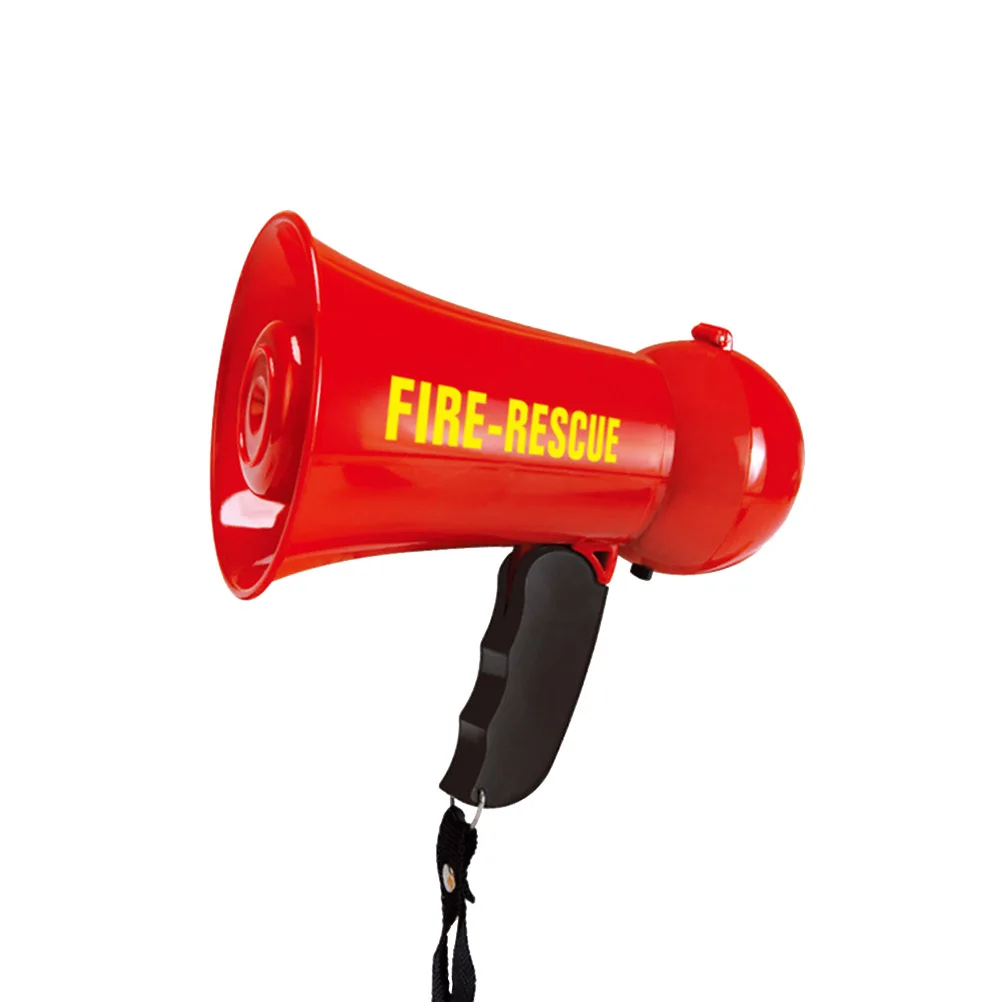 

1pcs Megaphone Mini Kids Portable Siren Sound Creative Durable Fire Fighters Megaphone Bullhorn for Kids Cosplay