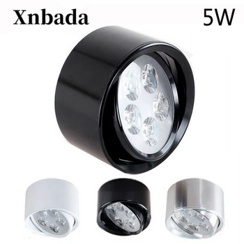 

LED COB Downlight Dimmable Surface Mounted 360 Degree Rotating LED Spot Light Ceiling Lamp