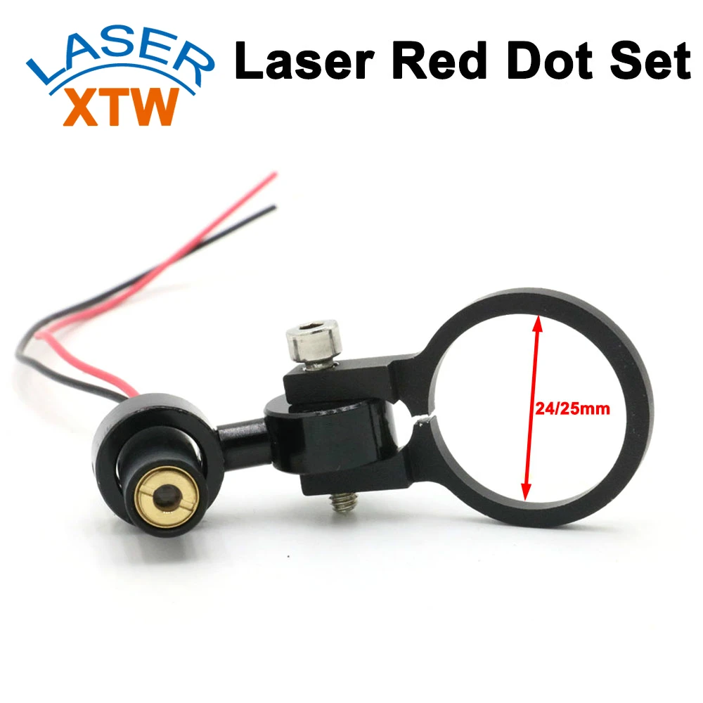 

Diode Module Red Dot Set Positioning DC 5V for DIY Co2 Laser Engraving Cutting Head