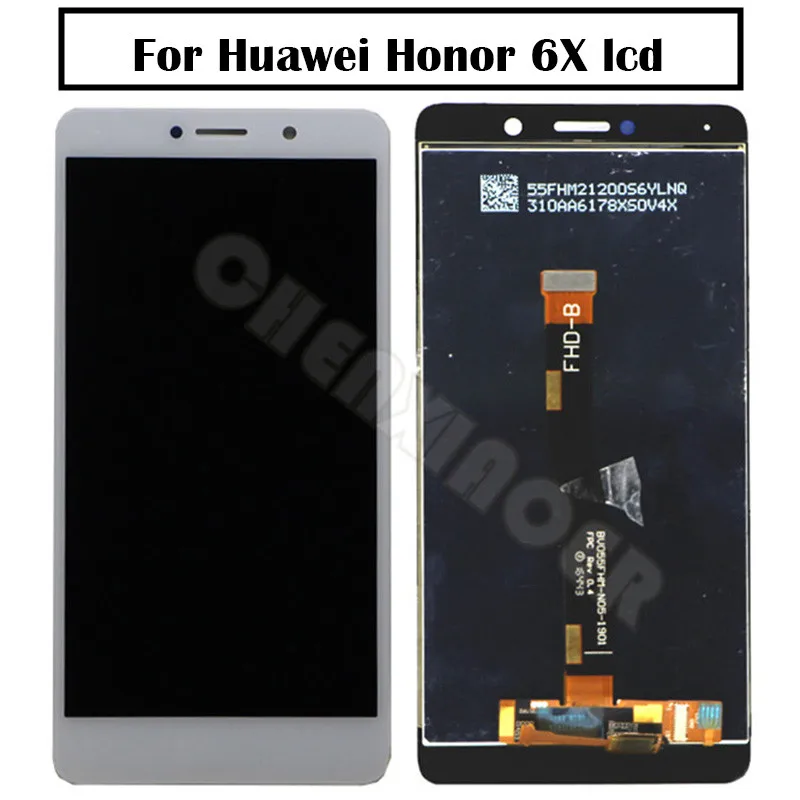 

100% Tested LCD For HUAWEI Honor 6X Display GR5 2017 LCD Touch Screen Digitizer Assembly For HUAWEI Honor 6X lcd Display