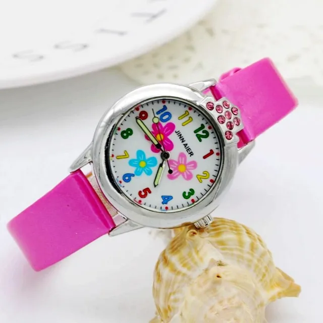2018 fashion diamond little girls beauty Flowers dial quartz watch high quality 2018 fashion diamond little girls beauty Flowers dial quartz watch high quality