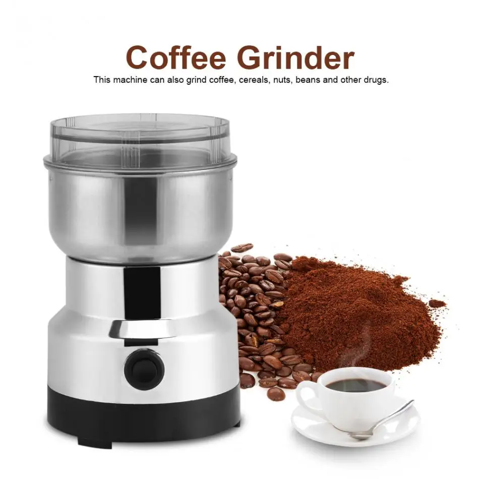 

Multi-functional EU Plug Coffee Grinder Stainless Electric Herbs/Spices/Nuts/Grains/Coffee Bean Grinding