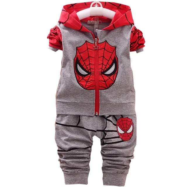 Spiderman Children Boys Clothing set Baby Boy Spider man Sports Suits 1