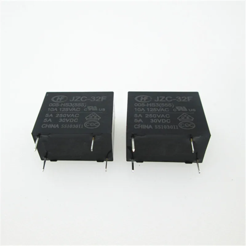 Горячая новинка 5 В реле JZC 32F 005 HS3 HF32F 5VDC 5A 250VAC 4 PINcs/лот|relay 50pcs|5vdc relayrelay 5vdc |