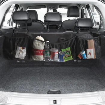 

Universal Car Trunk Back Seat Organizer Bag for Lada Granta Xray Vesta For Kia Rio HYUNDAI IX35 Solaris Creta For VW Golf Polo