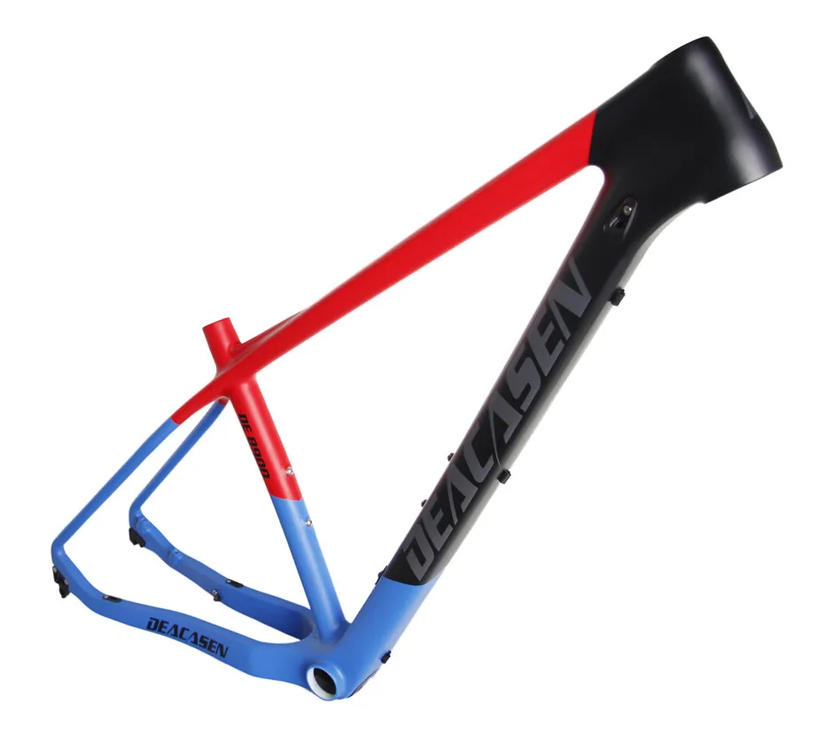 Clearance NEW Super Light Carbon Bike Frame MTB 27.5er DEACASEN Carbon Mountain Bike Frame 27.5 Bicycle Frame Di2&Mechanical Derailleur 1