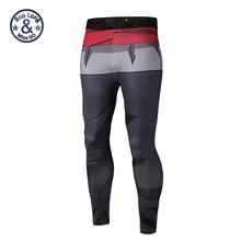 Мужские тренировочные брюки контрастные цвета 3D Джоггеры мужские компрессионные колготы mallas hombre compresion pantalon homme леггинсы