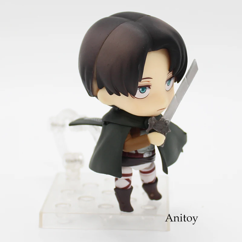 Атака на Титанов Nendoroid 390 Shingeki no Kyojin Скаутинг Легион Леви риваиль ПВХ фигурка Модель Коллекция игрушек KT036