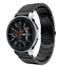 Сменный роскошный ремешок для часов из нержавеющей стали для samsung Galaxy Watch 42 мм 46 мм умные часы маленькие большие 316 сталь