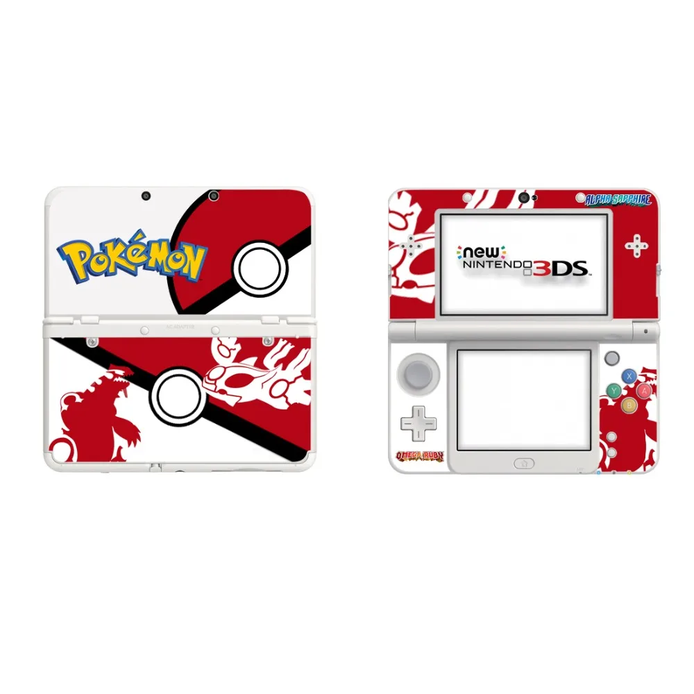 Для Pokemon GO Pikachu виниловая накладка наклейка для NEW 3DS Skins наклейка s для NEW 3DS виниловая наклейка протектор