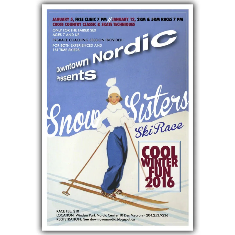 Ski Sport Retro Poster 30x45cm 50x75cm Motivational Inspirational Quotes Art Silk Fabric Print | Дом и сад