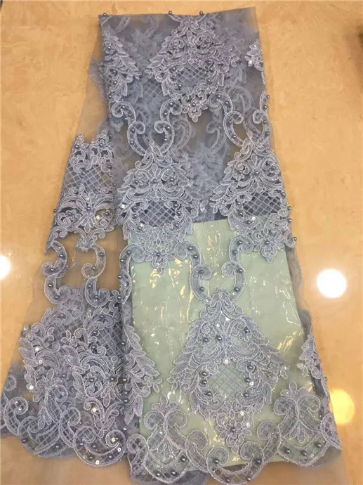 

Best Quality African purple Lace Fabric White Swiss Voile Lace High Quality Embroidery French Mesh 2018 Nigeria Lace Fabric(FJ-9