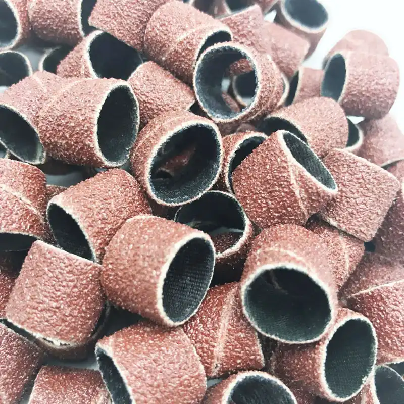 100pcs Sanding Bands Sleeves & 2 Mandrels Grinding Electric Polishing