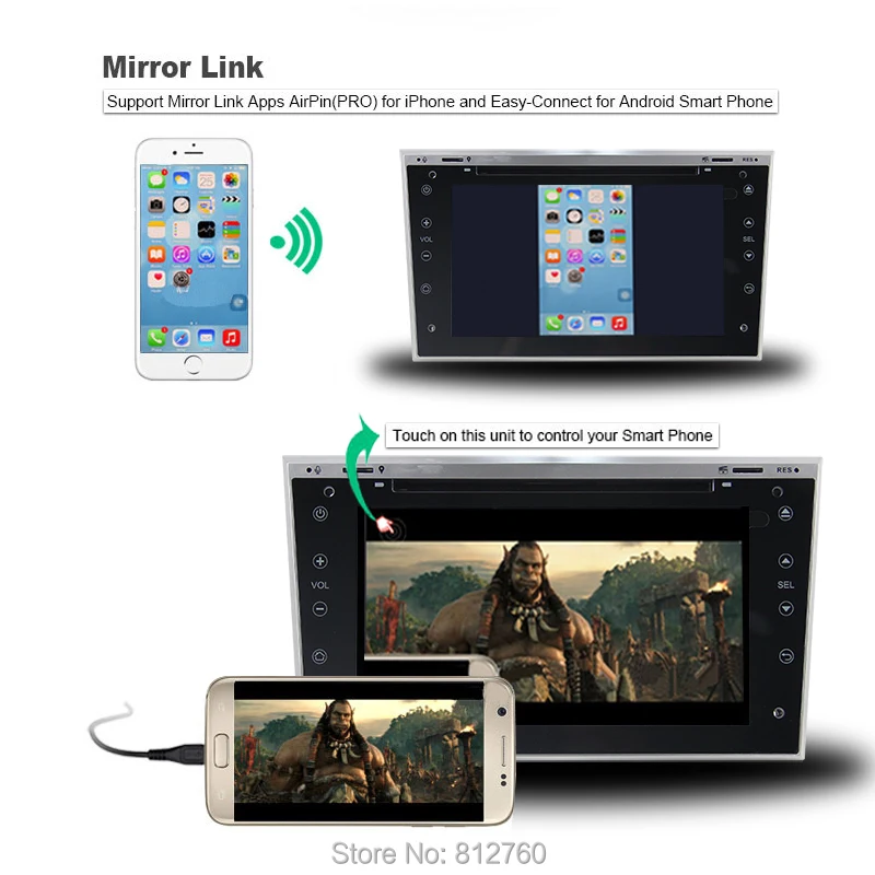 Perfect Octa core 32G ROM Android 6.0.1 Car DVD Player for Vauxhall Opel Astra H Vectra Antara Zafira Corsa GPS Radio Stereo Head unit 7