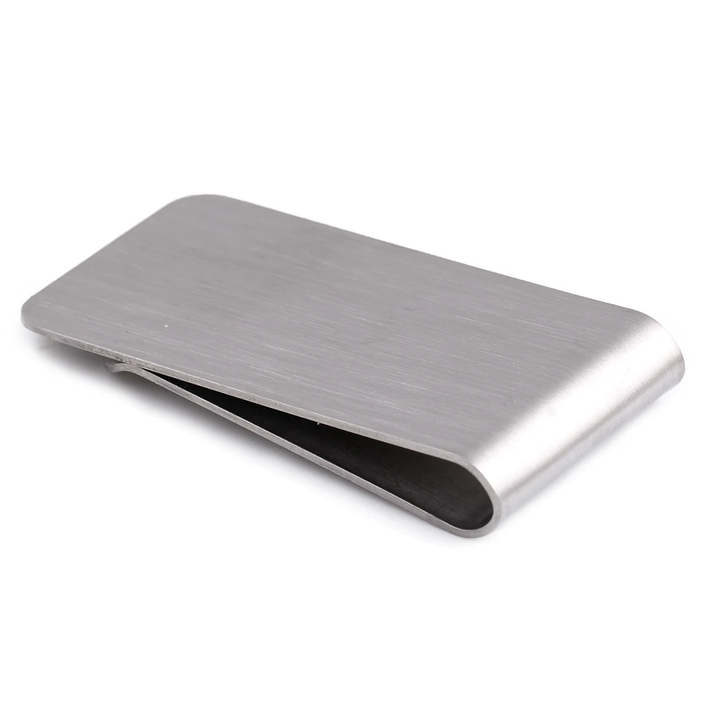 

New Arrival Fashion 100%Stainless Steel Money Clip& Cash Money& Credit Card Holder For Women or Men