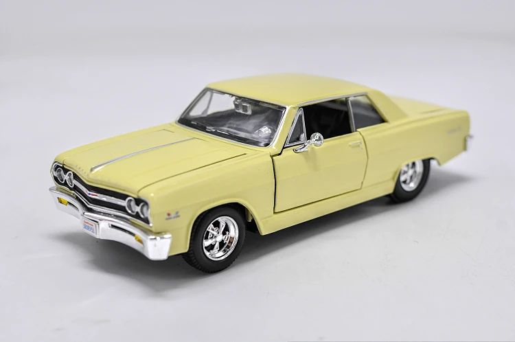 1:24 1965 CHEVRO LET MALIBU SS классический автомобиль модель автомобиля из сплава бутик