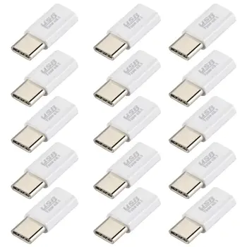 

HIPERDEAL New 15PC USB-C Type-C 3.1 To Micro USB Data Charging Adapter For Samsung Galaxy S8 18Apr17 Drop Ship F