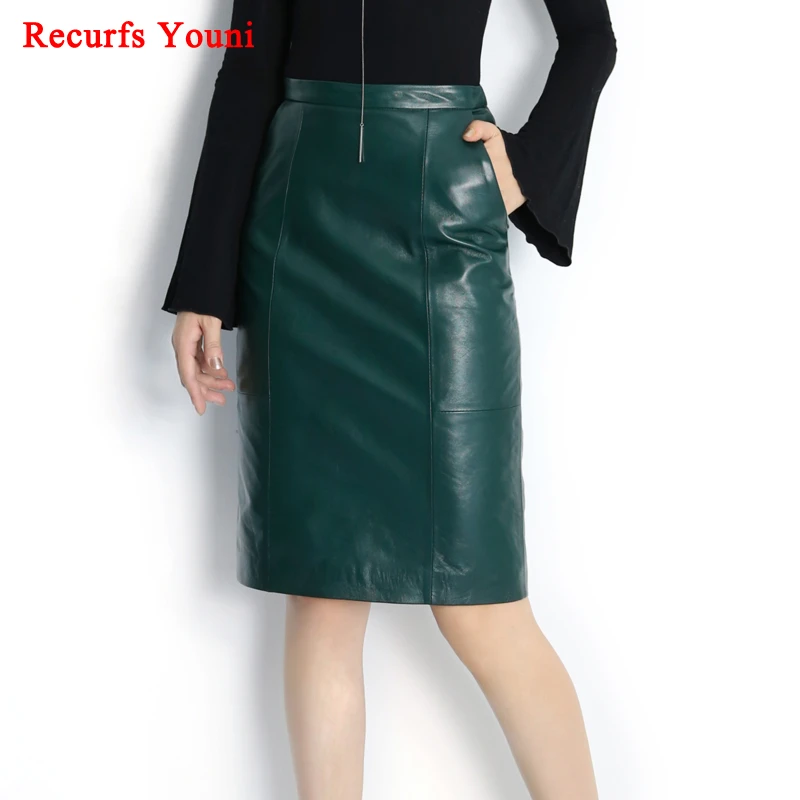 Womens leather wrap skirt Clearance