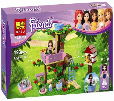 

10158 BELA Girls Friends Olivia Tree House Building Blocks 191pcs/set Assemble Bricks toys Compatible Legoe friends