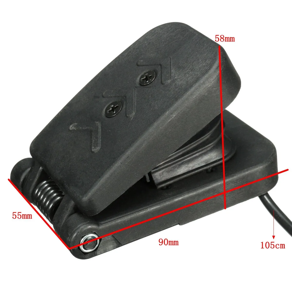 ATV KIMISS Motorcycle Pedal Rubbers ATV Foot Accelerator Throttle Speed Control Universal for Electric Bikes Scooters