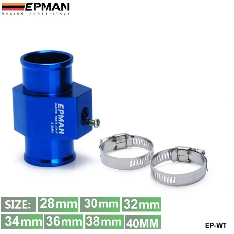 AUTOFAB-Racing 28,30,32,34,36,38,40MM Blue Water Coolant Temperature Sensor Temp Gauge Adapter For Honda Accord 03-05 AF-WT