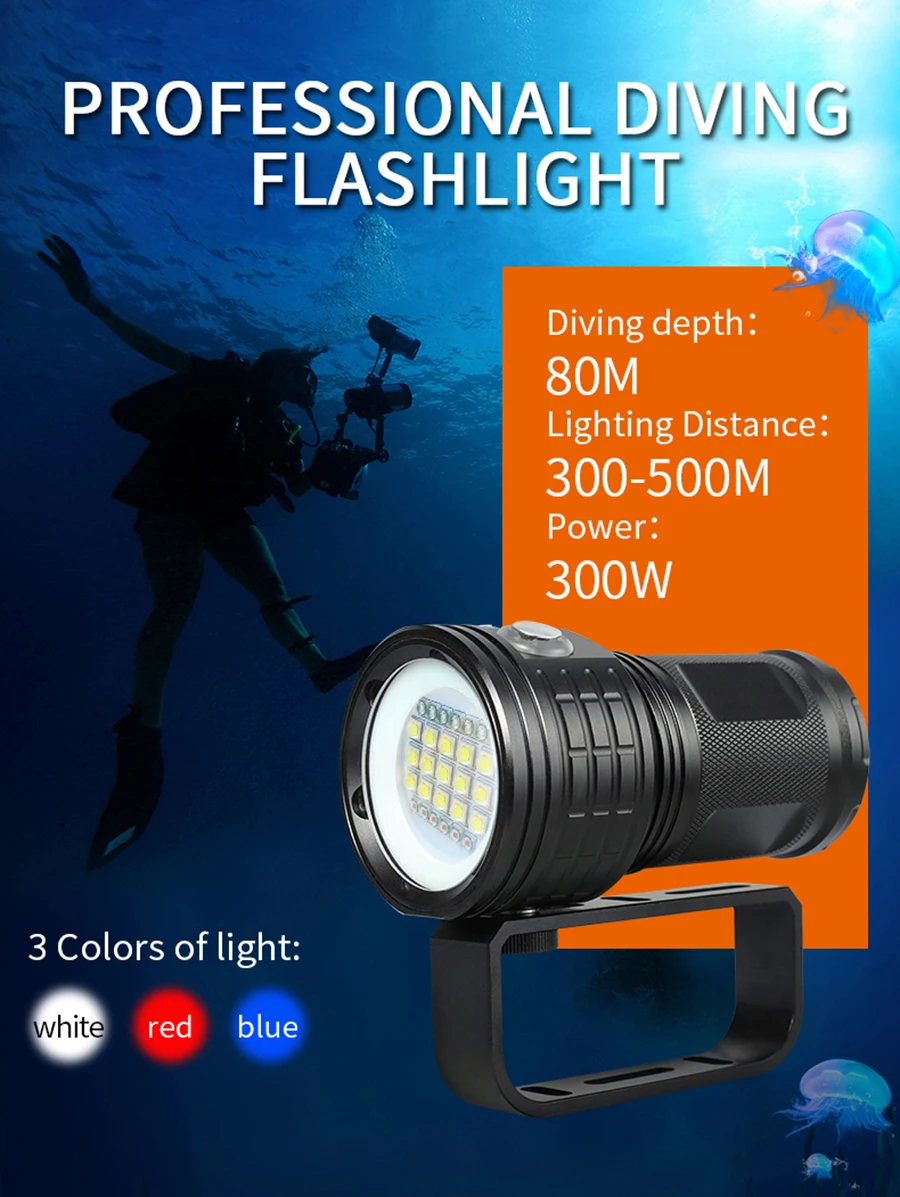 Светодиодный водонепроницаемый дайвинг вспышка светильник XHP70/90 XM-L2 фотография подводная видеокамера тактический фонарь светильник ing для дайвинга