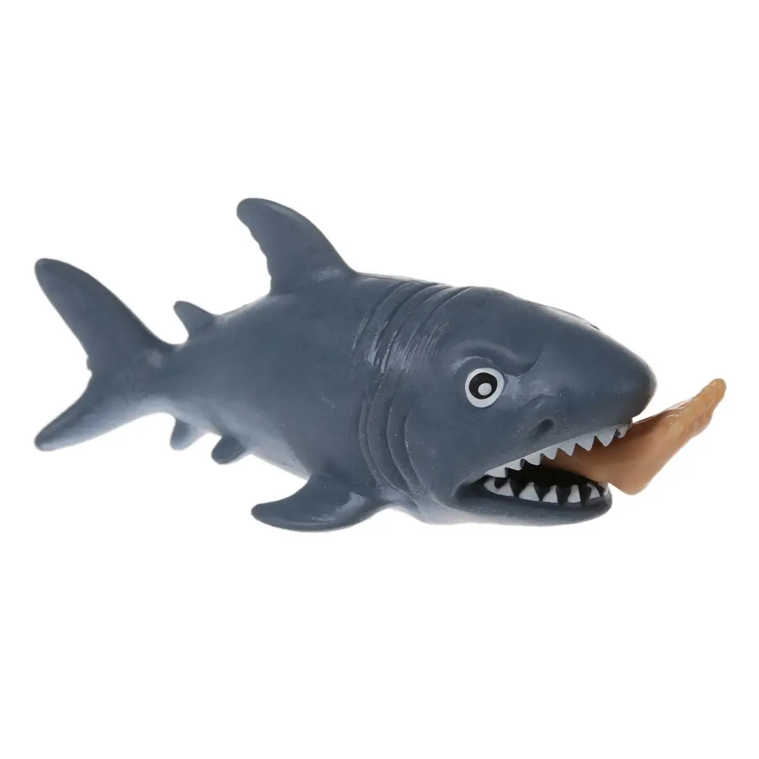 Funny Man eating Shark font b Toy b font Squeezing Stress April Fool s font b
