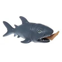 Funny Man eating Shark font b Toy b font Squeezing Stress April Fool s font b