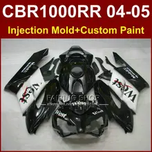 West mobil 1 cbr1000 rr 04 05 for HONDA body parts CBR1000 RR 04 05 CBR1000RR 2004 2005 Injection mold Motorcycle black fairings