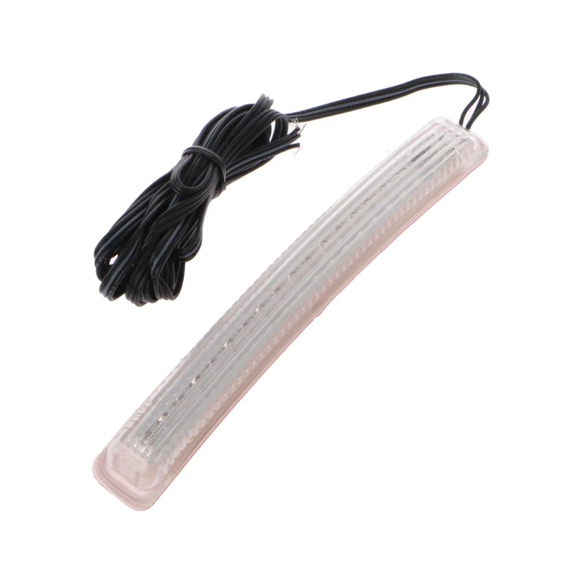 1Pair Universal Car Auto Soft LED Side Door Mirror Lamp Indicator Signal Lamp 18 Yellow+Blue LED Turn Signal Light Vehicle bulb