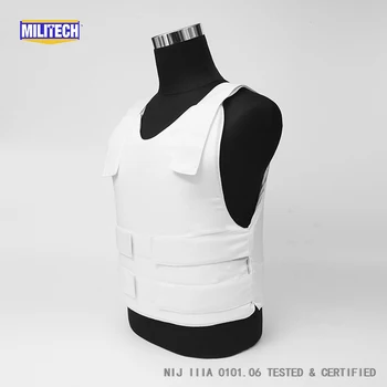 

Militech NIJ IIIA 0101.06 & NIJ 0101.07 HG2 Concealable Twaron Aramid Bulletproof Vest Covert Ballistic Vest Body Armor Vest