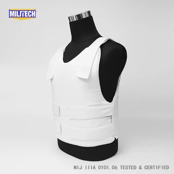 

Militech NIJ IIIA 3A 0101.06 & NIJ 0101.07 HG2 Concealable Twaron Aramid Bulletproof Vest Covert Ballistic Vest Body Armor Vest