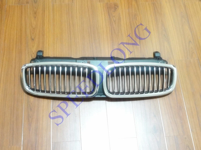 

1 PC Chrome Front bumper upper radiator kindey grille grill complete insert for BMW 7 Series E65 E66 2003-2004