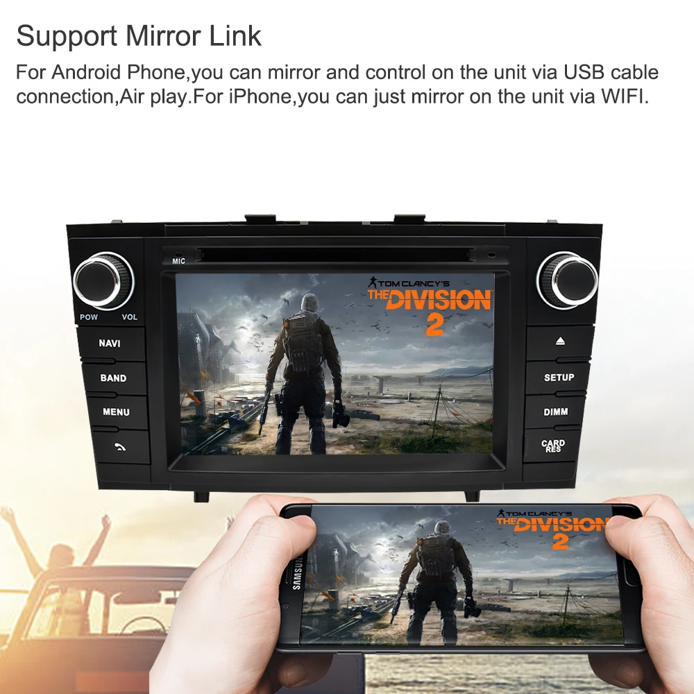 Best Support Apple Carplay Android 8.0 Car Radio DVD GPS Multimedia Player For Toyota Avensis T27 2009-2015 Auto Navigation Stereo 4