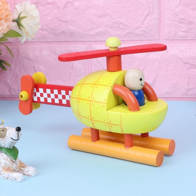 Kids-Fashion-Wood-Magnetic-Plane-Helicopter-Rockets-Toy-Wooden ...