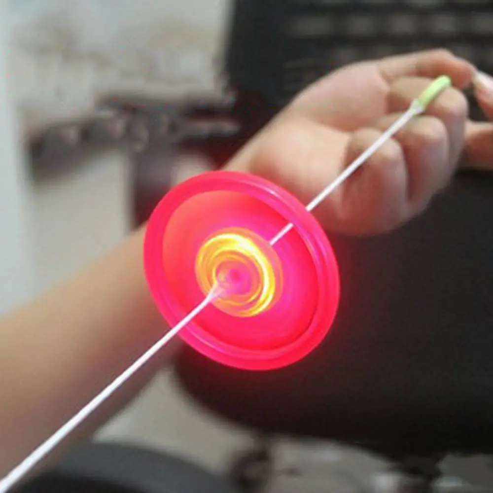 Luminous Hand Pull Rope Led Lighting Up yo Kids Toys for Children Toy Flashing Glow IIn The Dark Birthday Rave Funny Game|Светящиеся