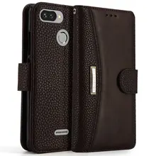 IDOOLS Wallet Case for Xiaomi redmi 6 6A Flip PU Leather TPU With Stand Phone Bags Cases Cover for Xiaomi redmi 6A 6 A Coque 