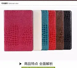 Роскошные картины крокодила T815 tablet чехол для Samsung Galaxy Tab S2 9,7 T810 sm-t815 T819 Случаи кожаный чехол со стойкой обложка + Pen