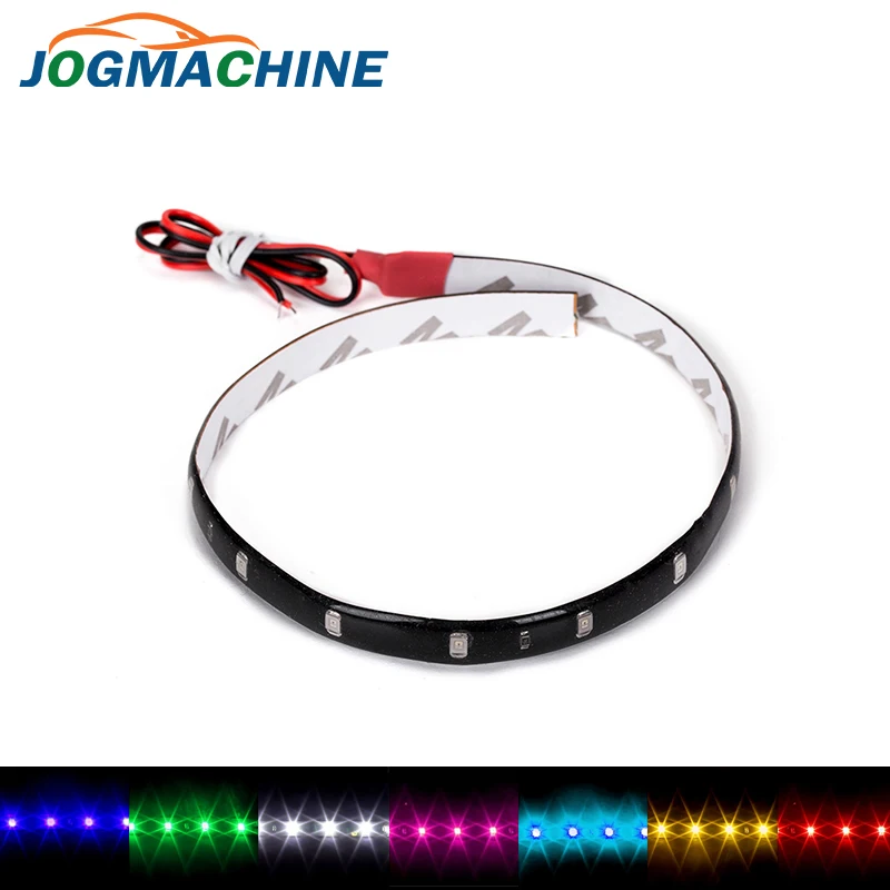

30cm Car LED Strip Light High Power 12V 15SMD Car DRL Lamp Waterproof LED Flexible Daytime Running Light Decorative Car-Styling