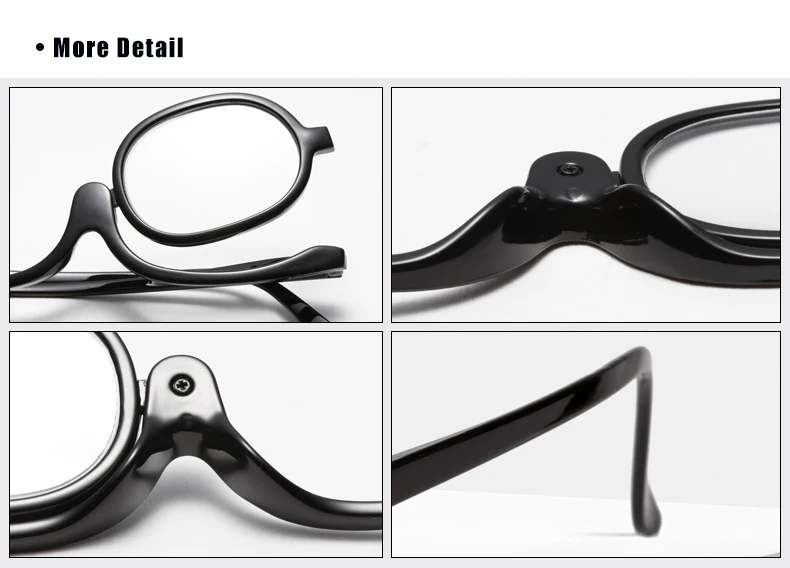 Два Oclock очки для чтения женские 1 линза вращающийся макияж Пресбиопия очки для зрения оптические очки+ 1,0/1,5/2,0/2,5/3,0/3,5/4,0