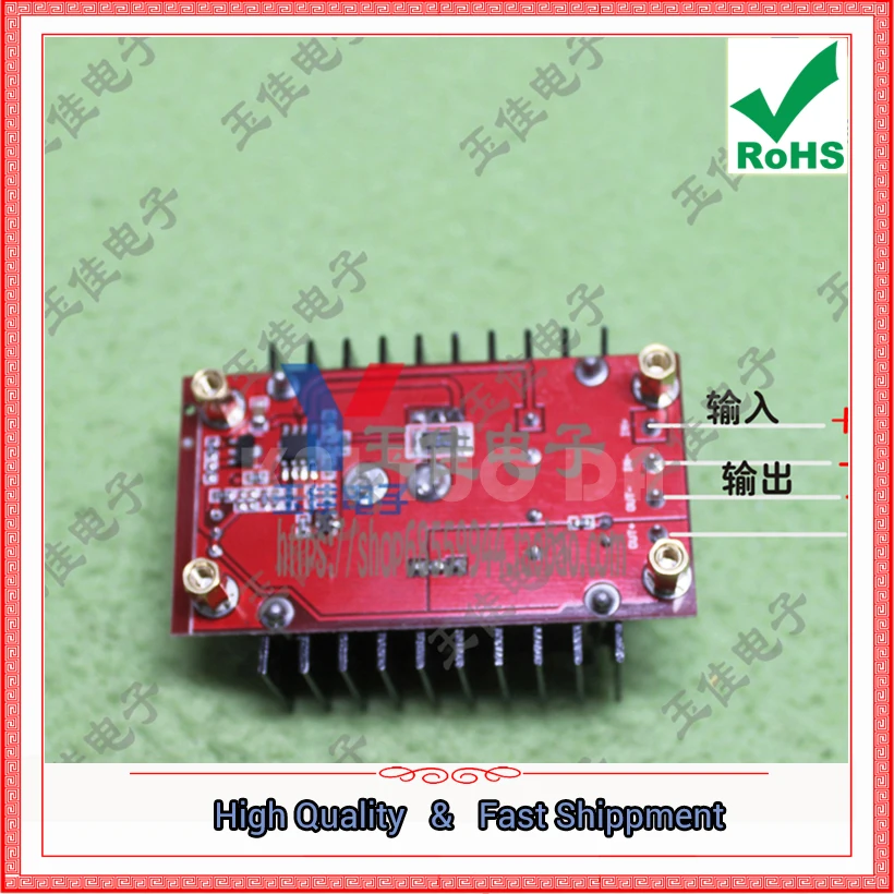 DC-DC, высокая мощность, регулируемый Повышающий Модуль, зарядное устройство, 12 В до 60 В-90 в, 100 Вт, блок питания, преобразователь, усилитель, 0,08 кг