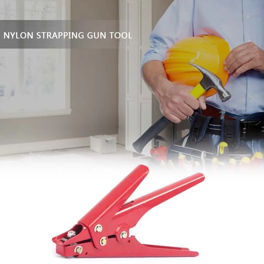 S-519 2.4-9 mm Professional Durable Use Metal Heavy Duty Cable Zip Ties Automatic Tension Cutoff Gun Tool