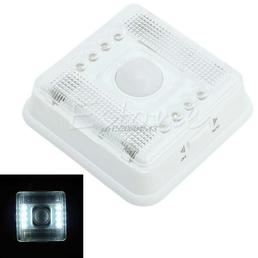 

Wireless Infrared 8 LED Lamp Light Auto PIR Sensor Detector Motion Home Outdoor R11 Drop ship