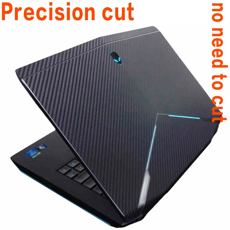 Fullbody Texture CARBON Fiber laptop skins Case cover wrap for Alienware M17X M17X R5 series