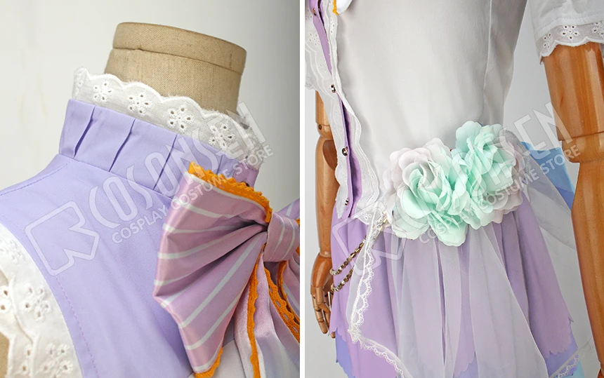 COSPLAYONSEN Love Live! Белое платье для пробуждения ко Дню Св. Валентина косплей костюм