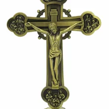 Hankroi 10,5 дюймов Металл, стоящий крест распятие